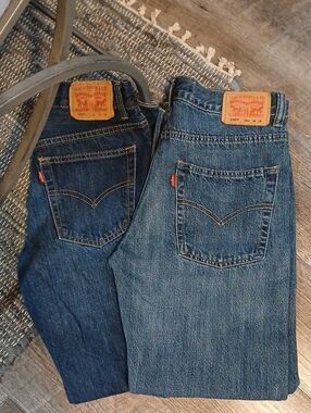 Bundle Of 2-Levi's 28x28 or Sz 16;550 Relaxed & 505 Regular